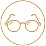 Brille-symbol-rund